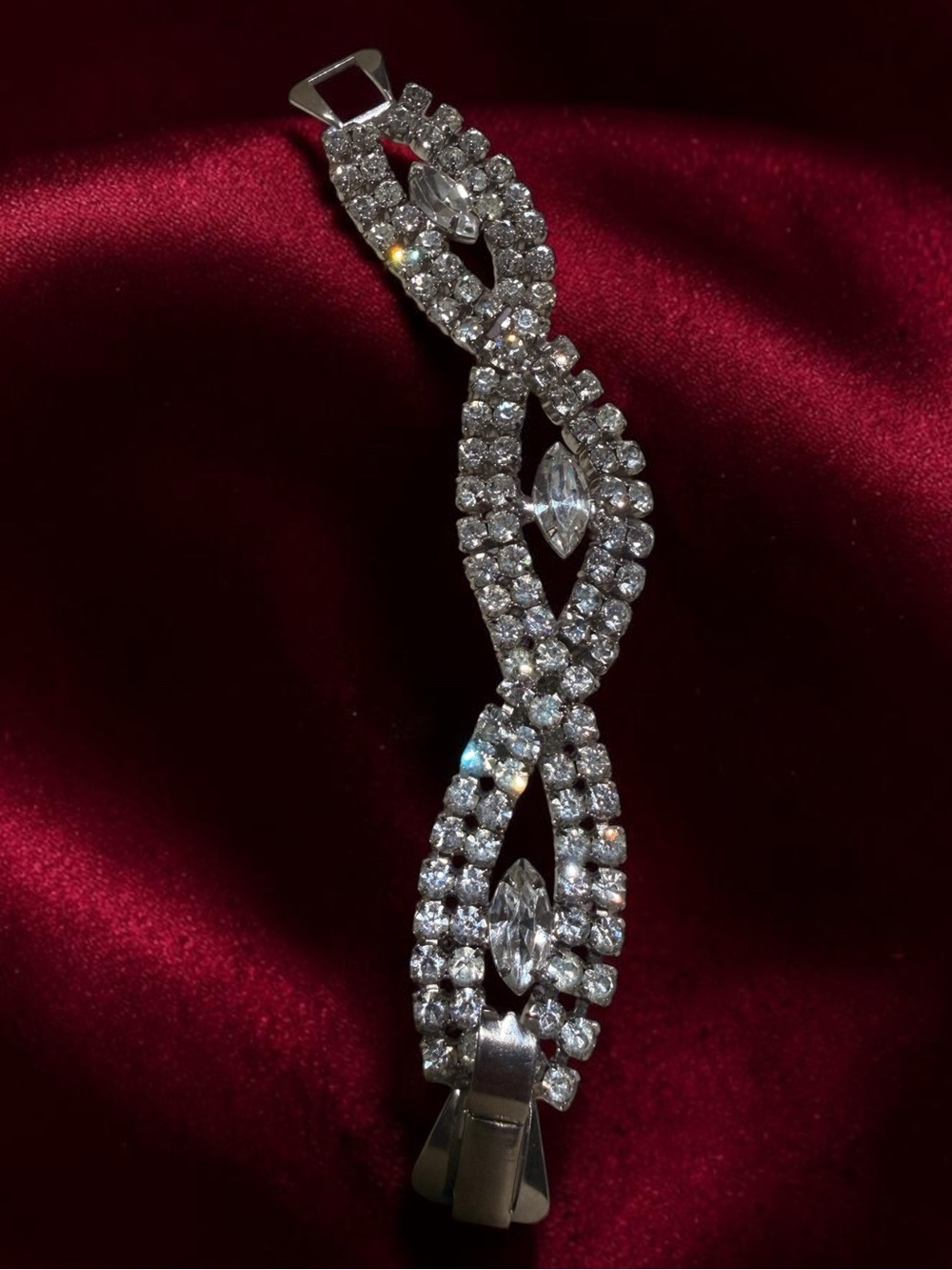 Vintage rhinestone bracelet